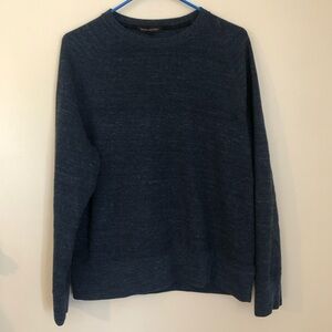 Banana Republic Brushed Waffle Knit T-Shirt Sweatshirt, Size Large